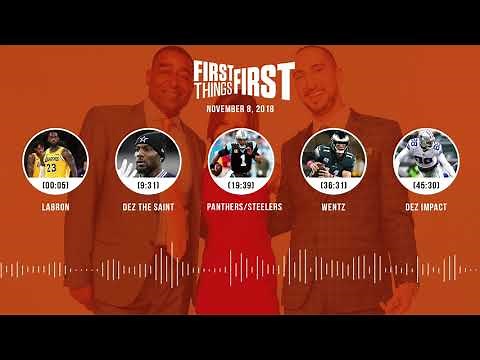 First Things First audio podcast(11.8.18) Cris Carter, Nick Wright, Jenna Wolfe | FIRST THINGS FIRST