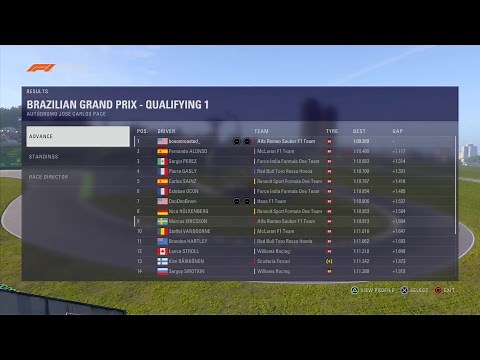 F1 2018 - First Time Playing