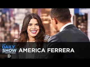 America Ferrera - Standing with Christine Blasey Ford & “American Like Me” | The Daily Show