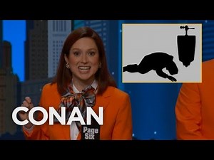 Ellie Kemper Is A Gossipy #ConanNYC Page - CONAN on TBS