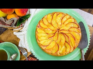 Aida Mollenkamp's Upside-Down Peach Rhubarb Cake - Home & Family