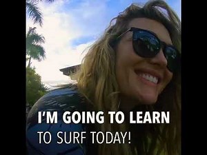 Amy Purdy - Double leg amputee surfing shot with GoPro