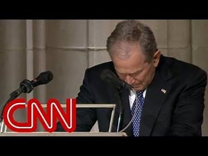 George W. Bush cries delivering eulogy for his father, George H.W. Bush (Full Eulogy)