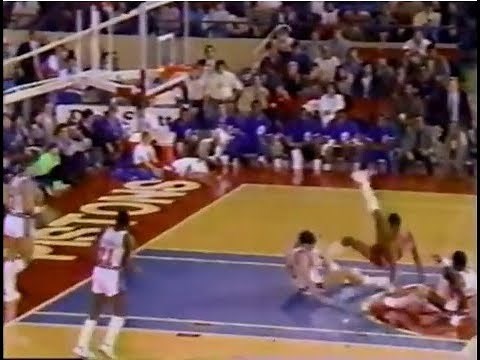 Bill Laimbeer Hits the Deck then Starts Tripping People Left and Right