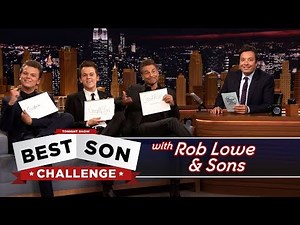 Best Son Challenge with Rob Lowe and His Sons