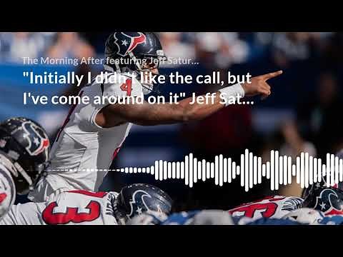 Jeff Saturday Explains Why He Didn't Mind 4th Down Call