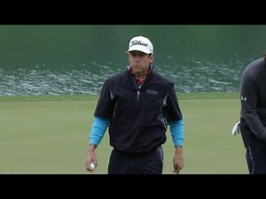 Erik Compton makes eagle on No. 4 at Shell