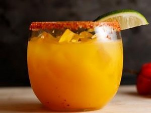 Josh Capon's Chile Rubbed Mango Margarita