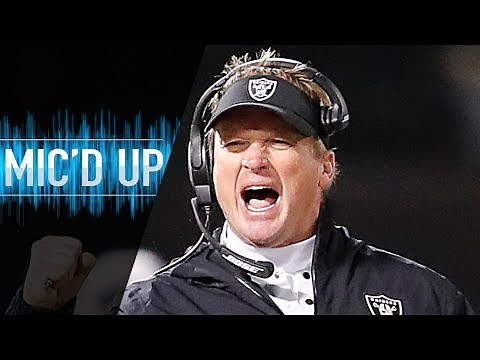 Jon Gruden Mic'd Up vs. Broncos "We have one opportunity left, it's against the team we hate"