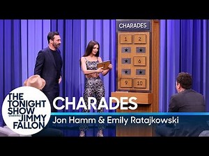 Charades with Jon Hamm and Emily Ratajkowski