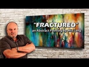 Mix Lang Abstract Painting, Color Application, Blending & Placement,