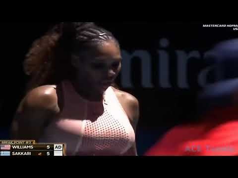 Serena Williams vs Maria Sakkari(Highlights)