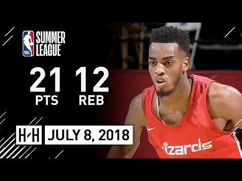 Troy Brown Jr. Full Highlights vs Spurs (2018.07.08) Summer League - 21 Pts, 12 Reb