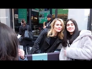 Rachael Taylor greets fans in New York City
