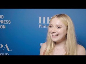 HFPA Grants Banquet 2018 Lounge: Dakota Fanning