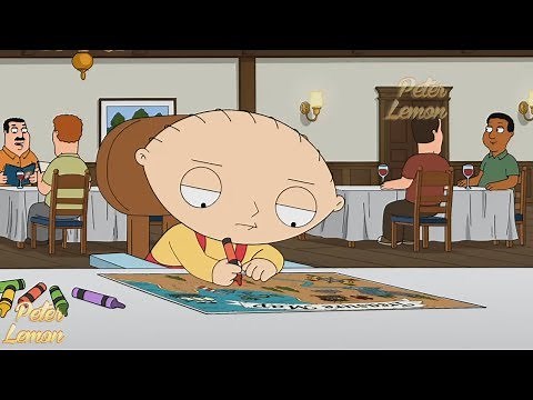 Family Guy - Stewie sat painting bowls