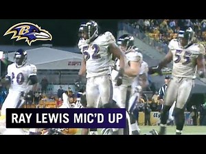 Ray Lewis Mic'd Up vs. Steelers 'We Coming Back, Baby!' | Baltimore Ravens