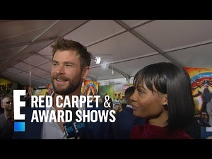 Chris Hemsworth on Miley & Liam Attending "Thor" Premiere | E! Red Carpet & Award Shows