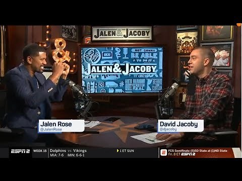 Jalen & Jacoby (December 13 , 2018) Jalen Rose and David Jacoby break down the latest..