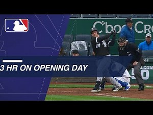 Matt Davidson hits three Opening Day homers to join trio