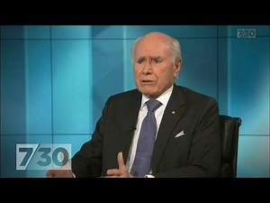 Former PM John Howard says there's no danger Liberal Party will split | 7.30