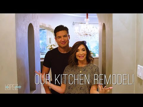 Courtney and Mario Lopez Kitchen Remodel and Tour
