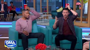 Michael Strahan tries his hand at magic with Justin Willman