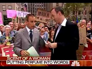 Chandler Burr, N Y Times Perfume Critic On The Today Show 1