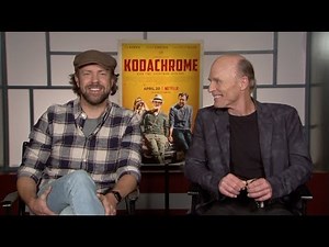 Jason Sudeikis & Ed Harris on Shooting with Film in "Kodachrome"