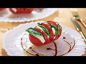 Jeff Mauro Makes Hasselback Tomato Caprese | Food Network