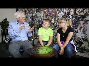 Arthur creator Marc Brown shares words of wisdom with two A.V. Club kids