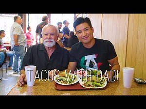 Mario Lopez and His Dad Eat Tacos!