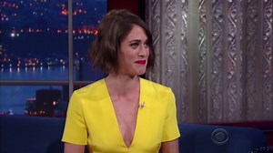 Lizzy Caplan's Cat Is Named "Colbert"