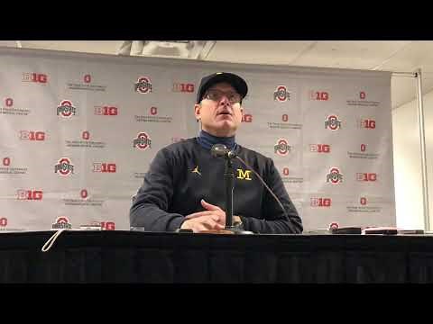 Jim Harbaugh talks Michigan’s embarrassing loss to Ohio State