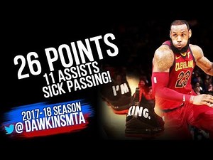 LeBron James Full Highlights 2018.4.9 Cleveland Cavaliers vs NY Knicks - 26-11! | FreeDawkins