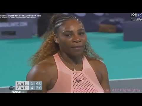 Serena Williams vs Venus Williams 2018 Mubadala(Highlights).