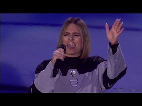 Pia Toscano Sings The National Anthem - LA Kings vs Vegas Golden Knights - 12/29/18