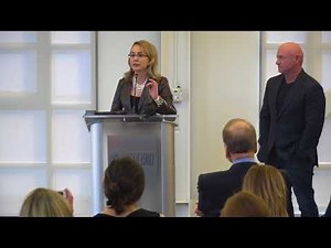 Gabby Giffords speaks on gun policy reform at Zimmerman fundraising event