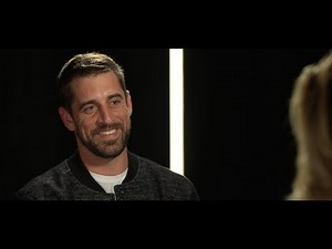 Aaron Rodgers and Erin Andrews