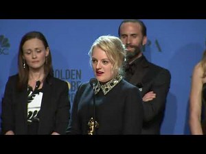 Elisabeth Moss & 'The Handmaid's Tale' - Golden Globes 2018