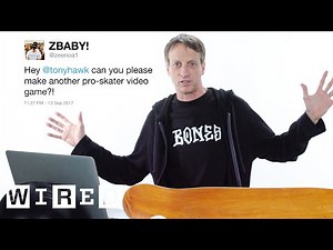 Tony Hawk Answers Skateboarding Questions From Twitter | Tech Support | WIRED