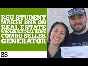 REU Student Makes 189K On Real Estate Wholesale Deal Using Combo Seller Generator