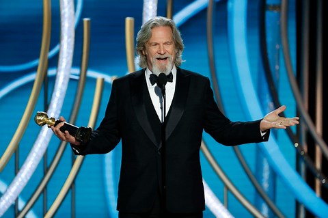 ‘Tag you’re it!’ Here’s a full transcript of Jeff Bridges’s wacky Golden Globes speech