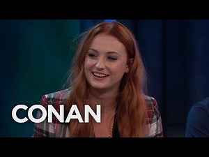 Sophie Turner & Maisie Williams Have Matching Tattoos - CONAN on TBS