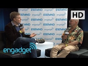 Boston Dynamic's Marc Raibert backstage at Engadget Expand 2013