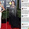 Debra Messing and Giuliana Rancic's awkward red carpet moment at the Golden Globes