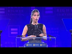 Geena Rocero at the 2015 HRC San Francisco Bay Area Gala