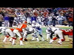 1980 NFC DIV PO Dallas@Atlanta Drew Pearson game winning 23yd TD pass from Danny White