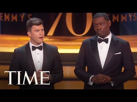 Michael Che And Colin Jost Tackle Hollywood Issues During 2018 Emmys | TIME