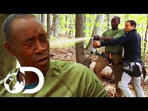 Spicing Up An Eggshell And Worm Omelette... With Bear Spray! | Running Wild With Bear Grylls